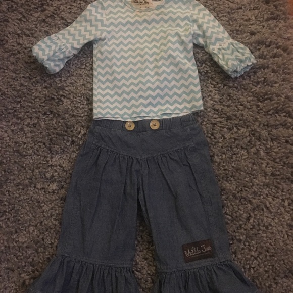 Matilda Jane jeans and top - Picture 1 of 7